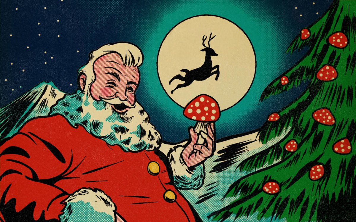 The Role of Amanita Muscaria and the Jolly Santa Claus.

Let me share with you a crazy theory about Christmas origins.

You will never look at Christmas or Santa Claus the same again after this.

Grab a seat, and let's go on a trip. ↓