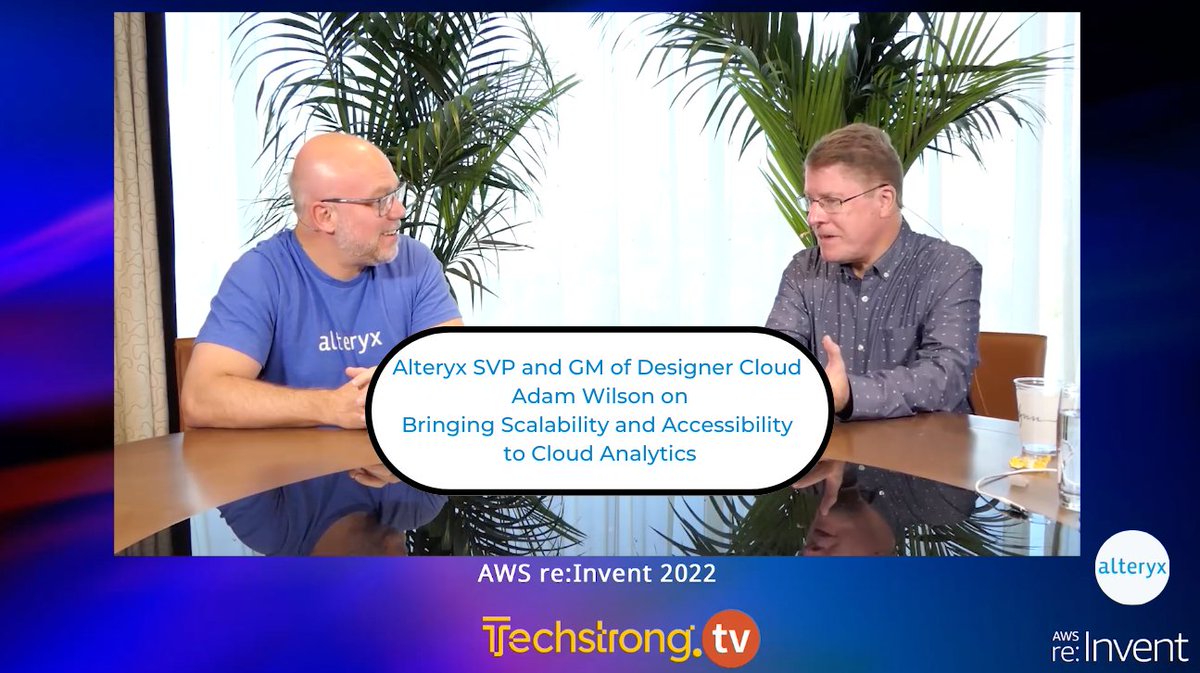alteryx's tweet image. Thousands of users told to be #DataDriven. But only a small group can provision the data needed.

#AlteryxAnalyticsCloud flips the script, empowering technical and non-technical users.
 
Check out @a_adam_wilson’s interview with @TechstrongTV’s @mvizard: ow.ly/3TJJ50Ma5Sk