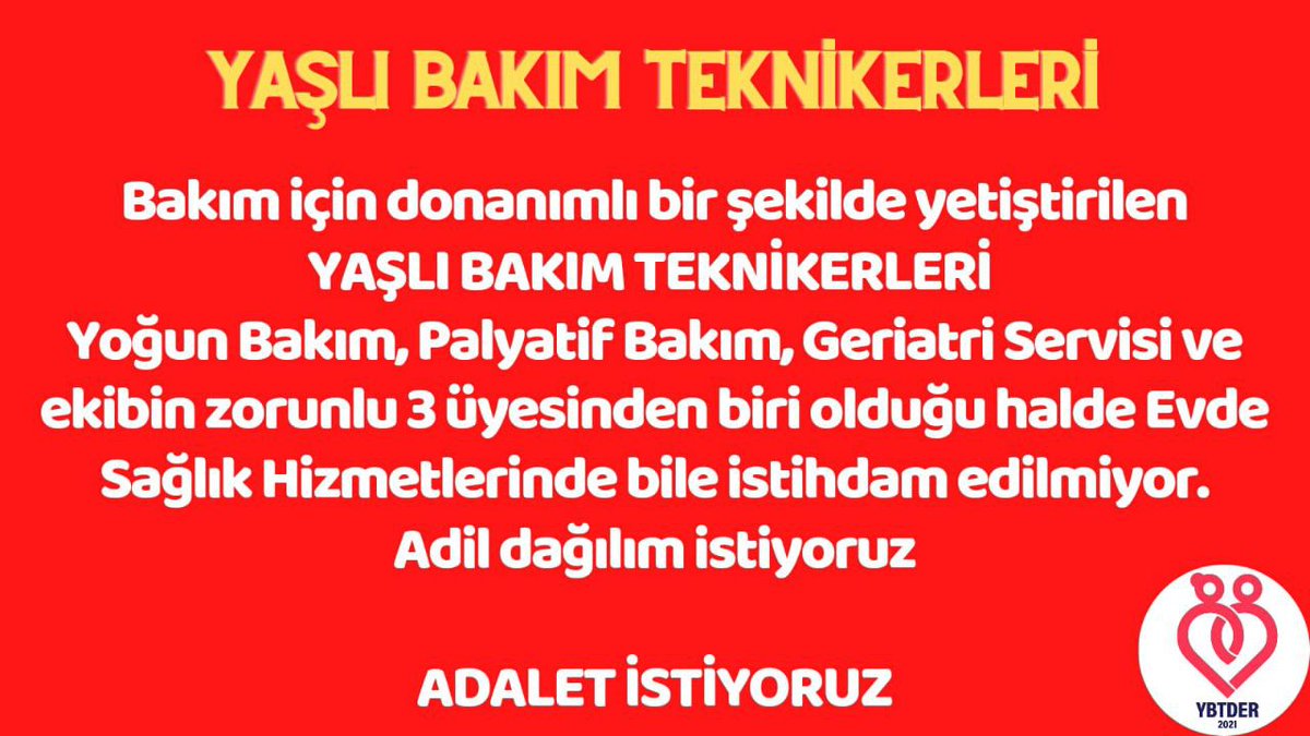 <a href="/tcbestepe/">T.C. Cumhurbaşkanlığı</a> 60 Bin Mezunu Olan Yaşlı bakım teknikerleri adil bir atama bekliyor..
<a href="/SbhttnAydin/">Sabahattin Aydın</a>
<a href="/drtolgatolunay/">Tolga TOLUNAY</a>
<a href="/halileldemir/">Halil ELDEMiR</a>
<a href="/suayipbirinci/">Doç. Dr. Şuayıp Birinci</a>
<a href="/drfahrettinkoca/">Dr. Fahrettin Koca</a>
<a href="/saglikbakanligi/">T.C. Sağlık Bakanlığı</a>
<a href="/sagliklicozum/">T.C. Sağlık Bakanlığı Sağlıklı Çözüm</a>
<a href="/erolkaya_ist/">Erol Kaya 🇹🇷</a>
<a href="/jsarieroglu/">Jülide Sarıeroğlu 🇹🇷</a>
<a href="/Vedatisikhan/">Muhammed Erdoğan</a>
<a href="/suayipbirinci/">Doç. Dr. Şuayıp Birinci</a>
<a href="/drmehmetkoca/">Dr.Mehmet Koca</a>
<a href="/ademtuncer55/">Adem TUNCER</a>