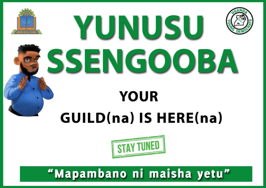I thus take this opportunity to call upon students of <a href="/kyambogou/">KYAMBOGO UNIVERSITY</a> to rally behind a tested, experienced and proven person <a href="/Ssengoobayunus1/">Ssengooba Yunusu</a> the UYD candidate in the 19th Guild Presidential race.

<a href="/EyayuDaniel/">Eyayu Daniel</a> @CanwatWilly <a href="/rodgers_galvin/">SSEKAWOOZA RODGERS</a> <a href="/iamDickensUG/">UGA SHOP</a> <a href="/koholowafula/">Wafula Edrine Koholo</a> <a href="/brian_okori/">Okori Brian</a>