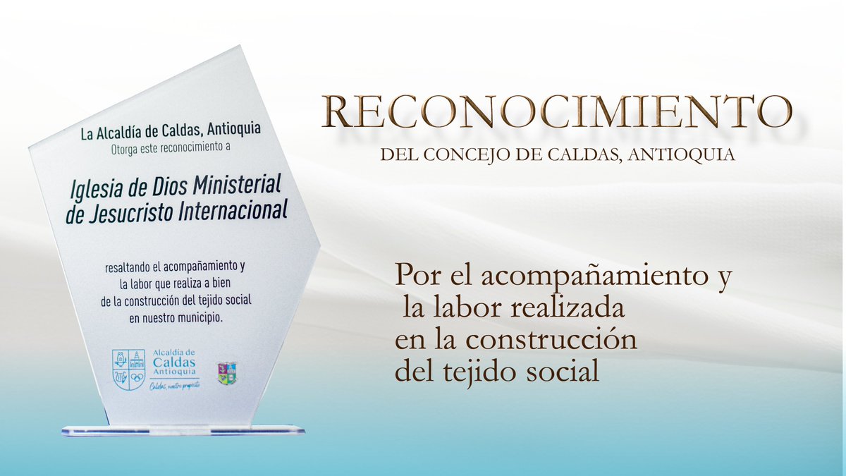 FIMLM's tweet photo. Con el fin de destacar el aporte y legado espiritual con el que la @IDMJIoficial ha contribuido a la construcción del tejido social, la Dra. @MLPiraquive recibió un reconocimiento otorgado por el Concejo de Caldas, Antioquia 🎖️. https://t.co/GiDjTpKBe9