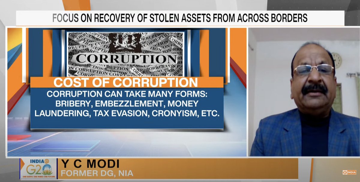 DDIndialive's tweet photo. @NIA_India @banik_nilanjan @g20org @Munmun_Bhat @amitabhk87 @harshvshringla How can @g20org under India's Presidency break the organised crime-terror financing nexus? Ex-DG @NIA_India #YCModi answers on 'India@G20'
@Munmun_Bhat
@harshvshringla
@amitabhk87
@banik_nilanjan
Watch: https://t.co/lSH3MqvkoS https://t.co/Ae3Ch76a9P