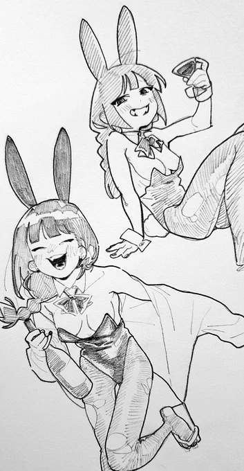 christmas is over. bring out the bunny girls 