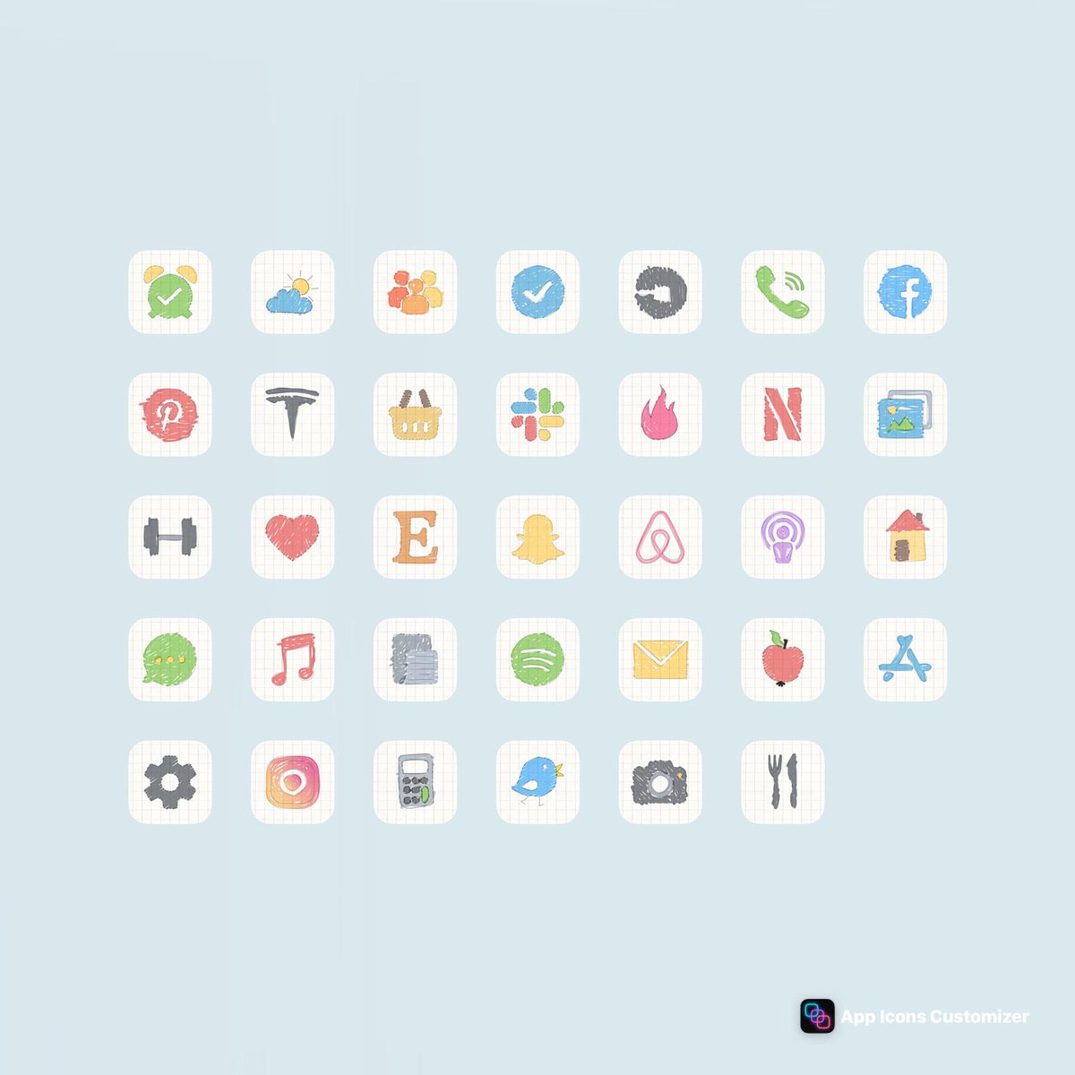 iOS14iconStudio's tweet photo. Crazy amount of time spent on drawing these tiny little cute icons…
Hope you like them! ☺️
https://t.co/ww5bePvMU9
#ios15homescreens #ios15homescreeninspo #iconspack #sketch #ios15features #widgetsmith https://t.co/230ddp2yIc