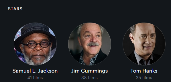 A spot on Scott's top watched stars on Letterboxd is reserved for legends only.