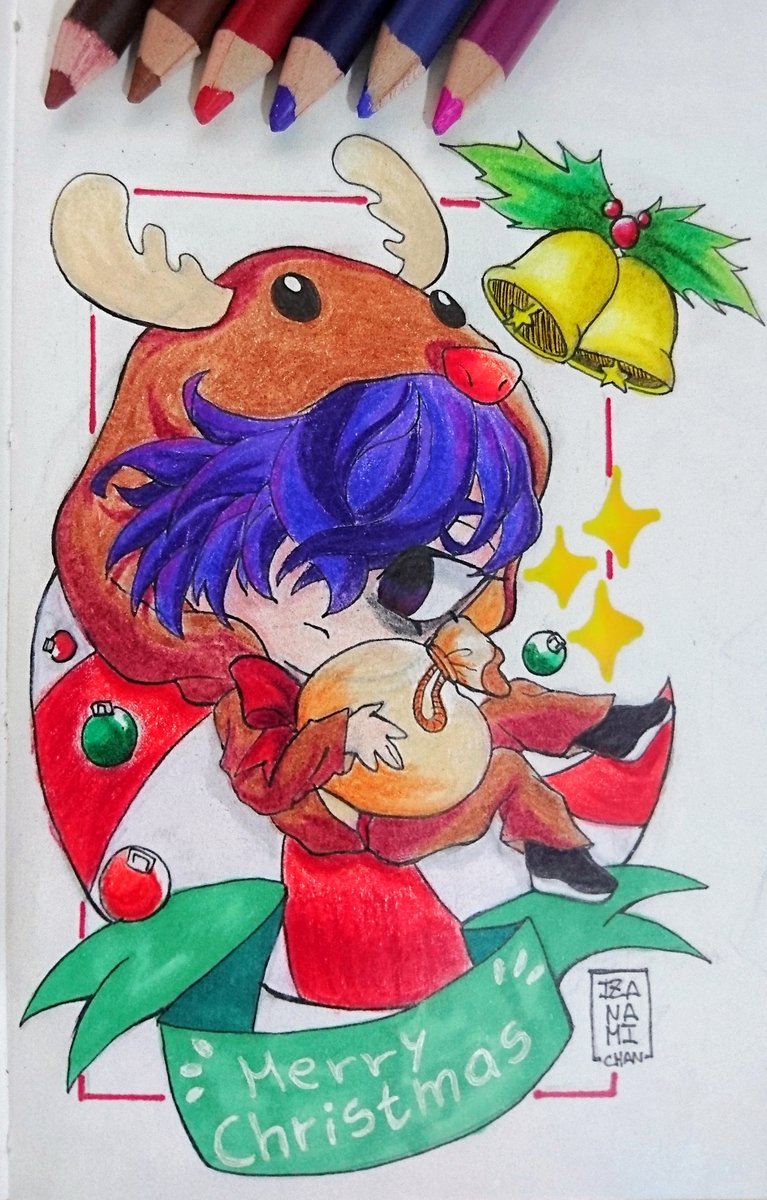 Izanami462's tweet photo. 🎄Chibi Belce ver.ciervo uwu ✨
Espero que hallan pasado una hermosa Navidad!
#shuumatsunovalkyrie #RecordofRagnarok #มหาศึกคนชนเทพ #ror_anime #beelzebub #beelcebub #anime #animefanart #sketchart #Sketching #drawing #snv https://t.co/tjmjBsKmzi
