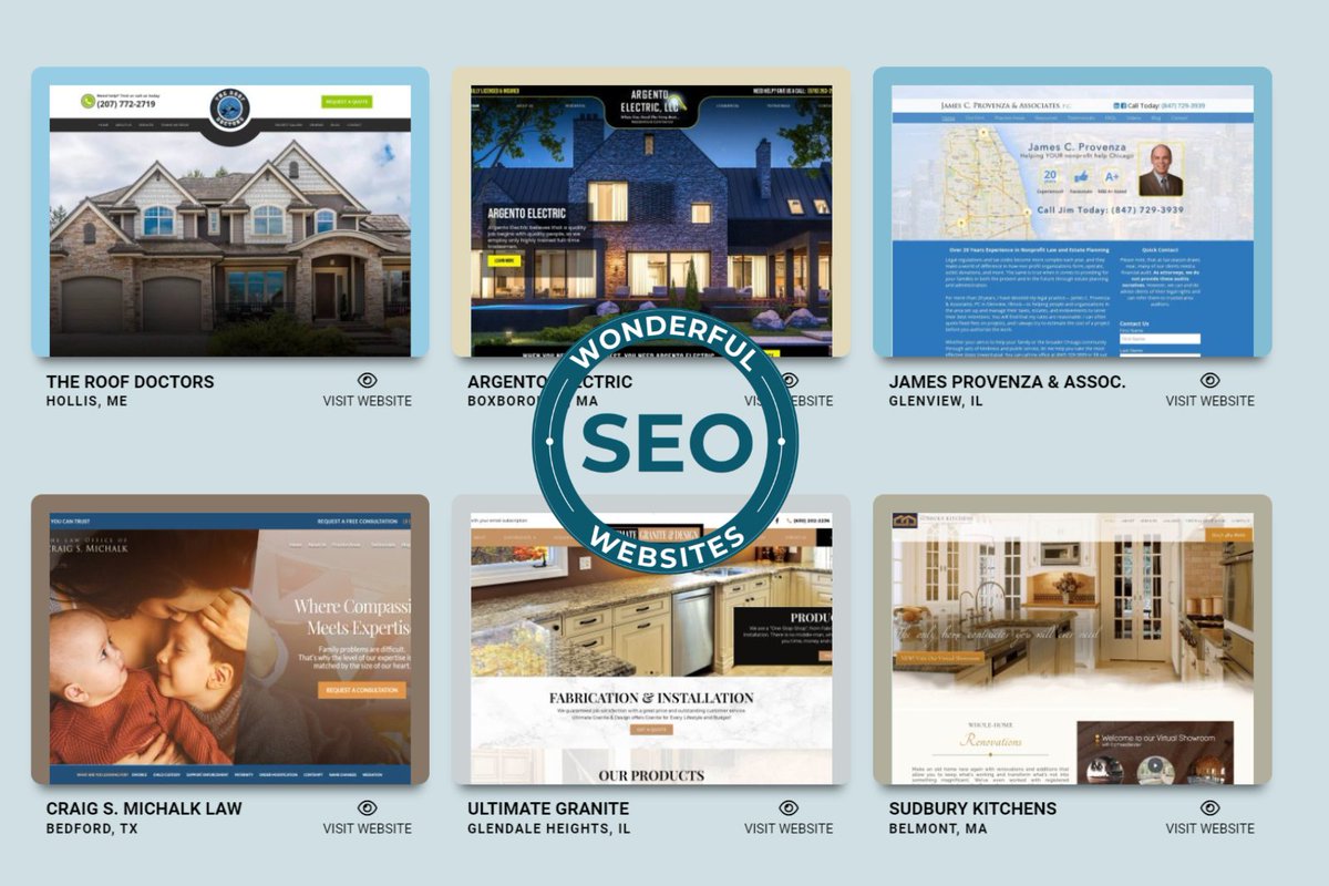WWWebsiteDesign's tweet photo. See some of our past work for clients here in #Maine, and throughout the country by visiting https://t.co/IQPzP43o6B https://t.co/7NW4edspoC