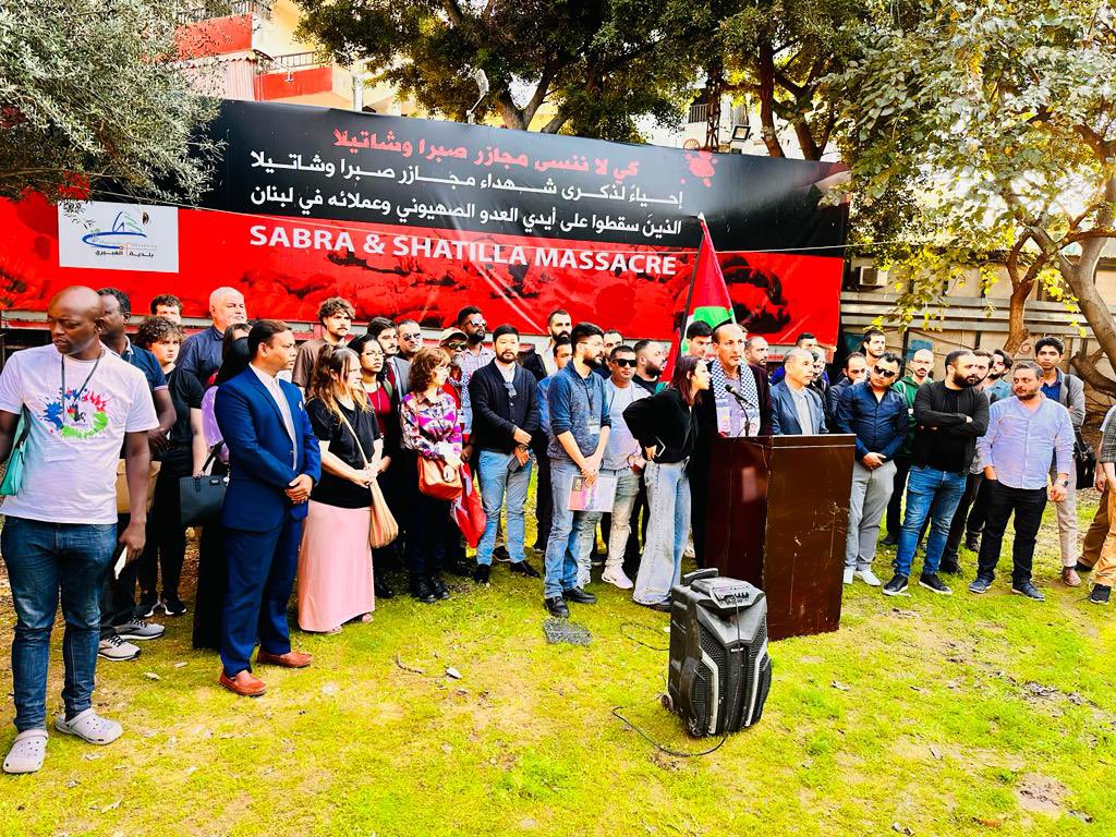 wfdy1945fmjd's tweet photo. Finally, in order to know the impacts of Zionist aggression, we visited a memorial of the Sabra and Shatilla massacre and a Palestinian refugee camp in Beirut where we were able to see and talk to Palestinians about their situation. https://t.co/RdfdWHAg7F