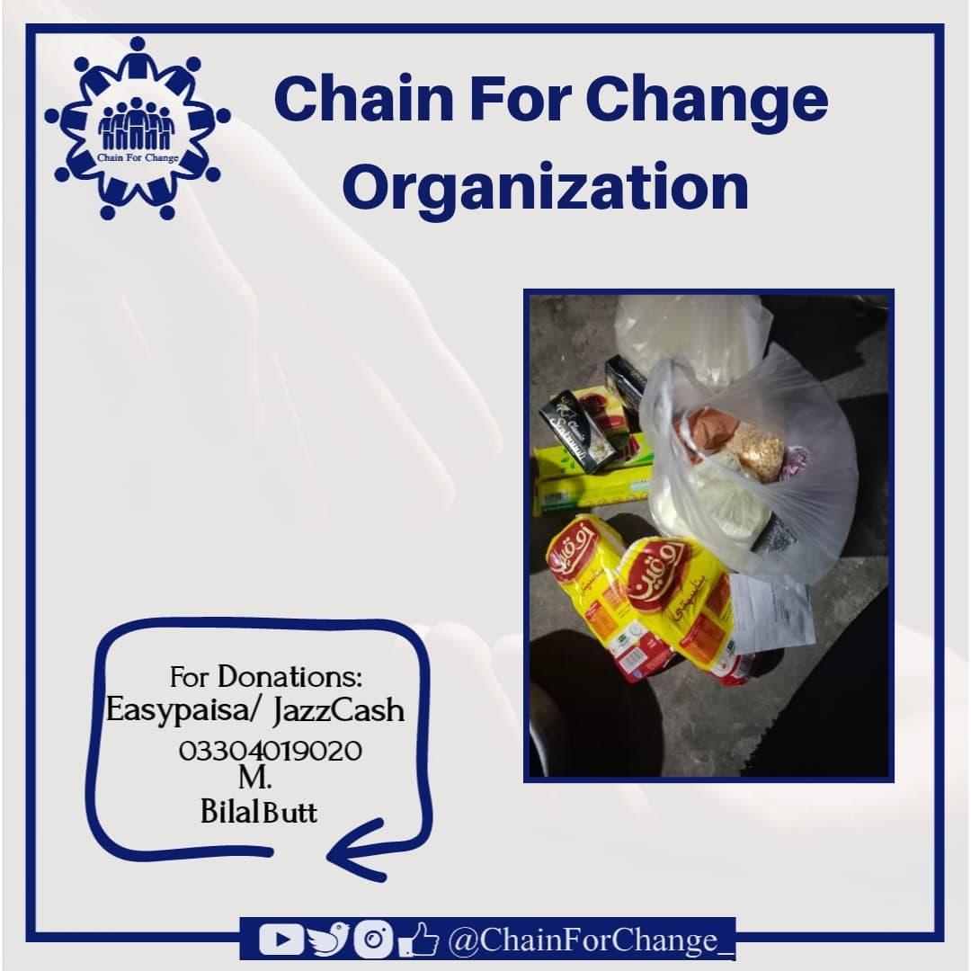 ChainForChange_'s tweet photo. AL HAMDU LILLAH 🌸
Ration Delivered to a deserving family in Islampura. Have faith in us so that we can work on our mission to bring positive change to society.
#ChainForChange #CFC https://t.co/ffyI2tayhz
