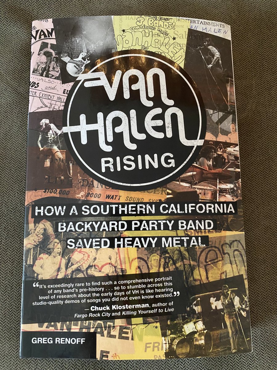 tom_effinger's tweet image. Santa Claus brought this to me for Christmas. He even knew what caption I wanted from my favorite VH song. Can’t wait to finally read this gem. Thank you for signing Greg. It is an honor!