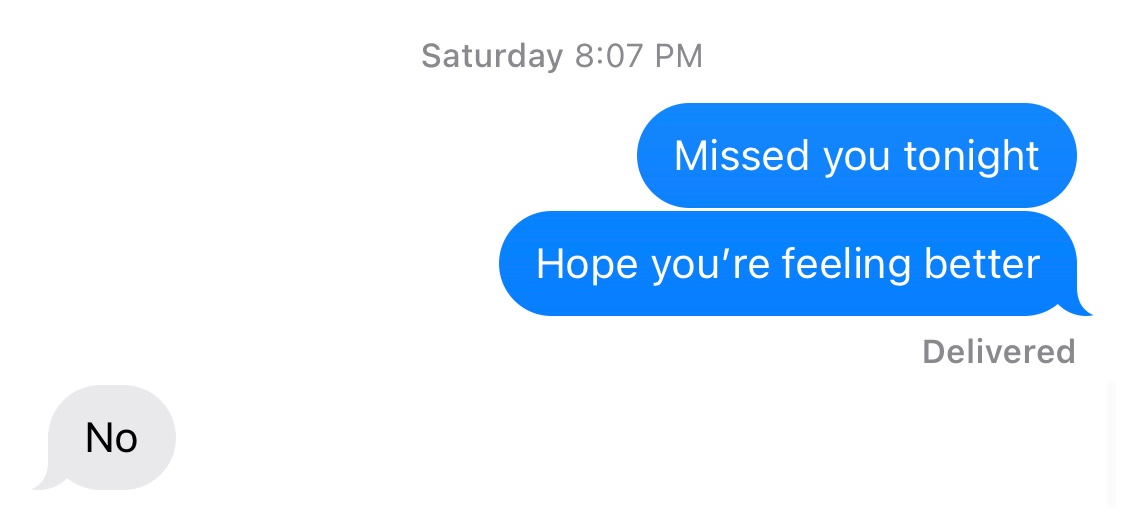 I don’t think I’ve ever been rejected this hard 😂