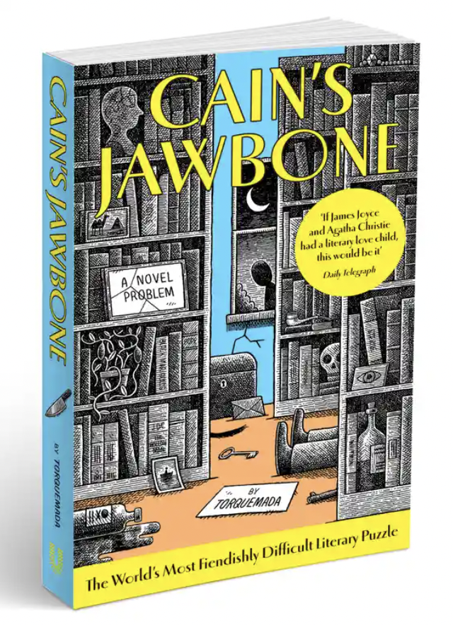 TheMysterious's tweet photo. Benoit Blanc reads CAIN'S JAWBONE in the bathtub https://t.co/Em5QWOm4Yd
