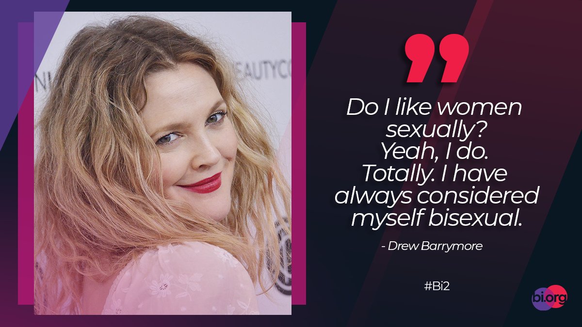 bisexual.org on Twitter: "Producer and talk show host @DrewBarrymore