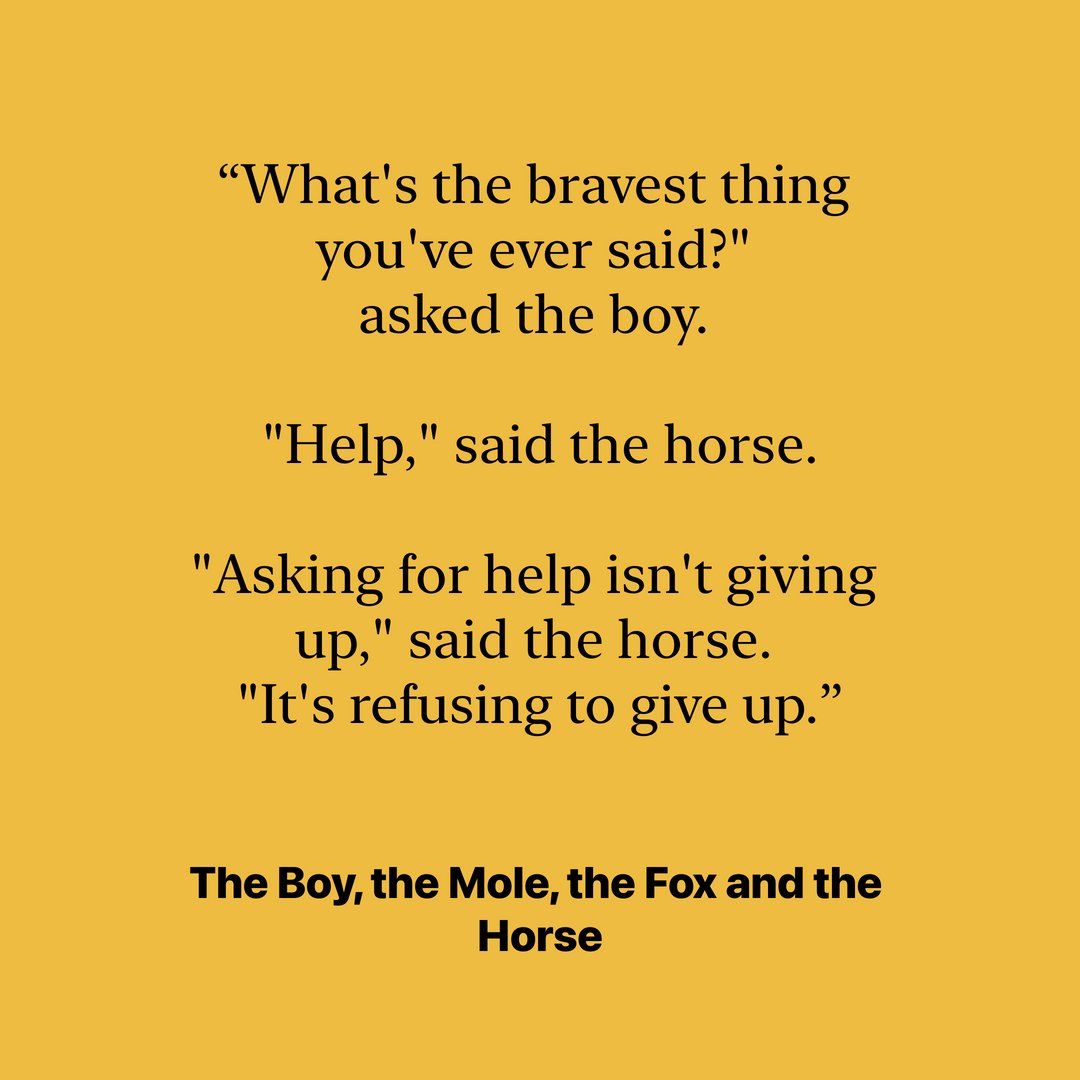 AppleBooks's tweet image. The best way to find where you belong is together.

Based on the much loved book by @CharlieMackesy, join an unlikely group of friends on a journey to find a home in #TheBoyTheMoleTheFoxAndTheHorse out now on @AppleTVPlus.