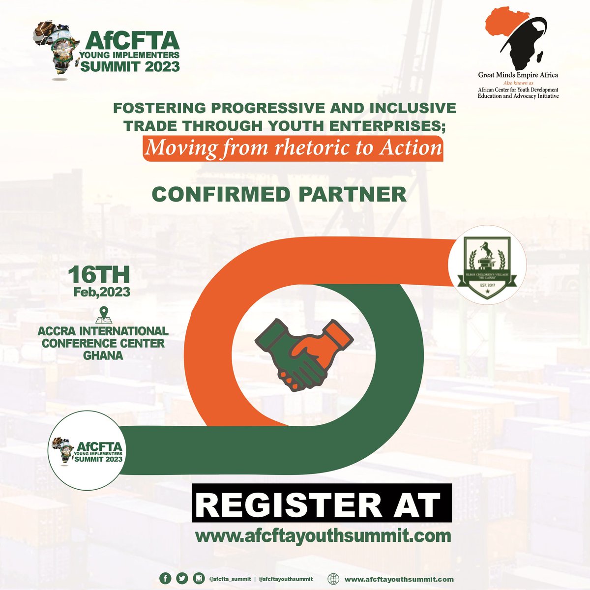 1st Partners Unveil | Youth-led Org.

AfCFTA Young Implementer’s Summit is not just an event but a generational-blueprint signature of young Africans..
#JungKook #AfCFTA #Africa