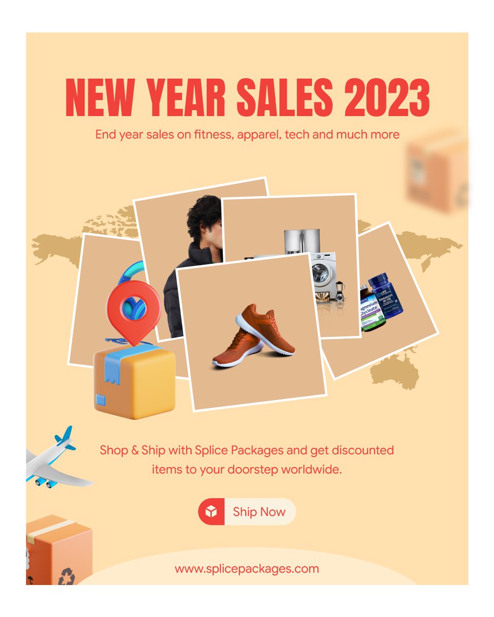SplicePackages's tweet photo. Don't miss out on End Of The Year Sales at 1000s of online stores🛍️🛒 Unbeatable discounts on Tech Gadgets, and on Apparels 🎧👗

Shop and Ship with Splice Packages 👉🏻 https://t.co/vKrQ3prbPG

#newyearsale #sales #onlinesales #holidaysales #endyearsales #christmassales https://t.co/yrRJrJ1IHb