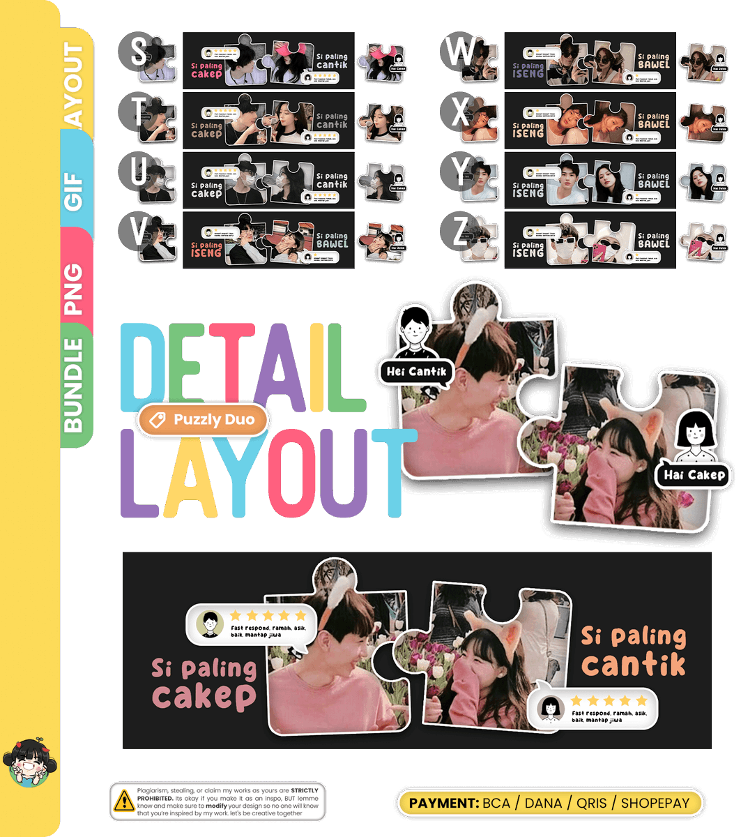 help rt please? tencu~

yAHooOOo!
Coba tag ayang / bestie kamu buat ajakin dia samaan layout~!

ada 26 soulmates yang bisa pake layout ini~ kamu dan doi juga harus ikutann~ ayo adopsi layout inihhh~💌

tag ready stock couple friend
#zonauang