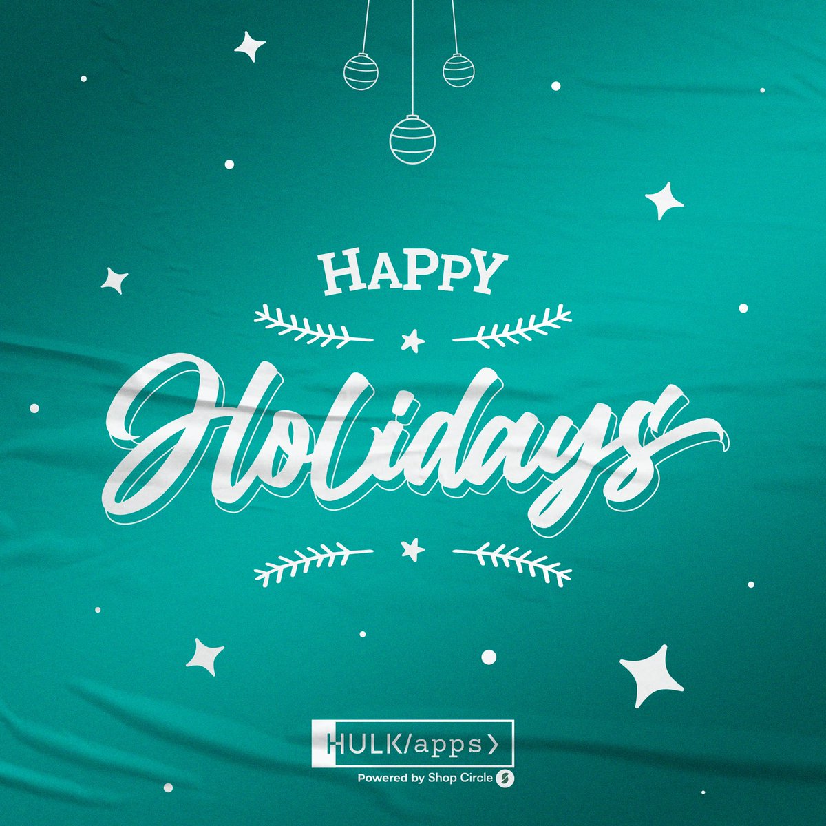 hulkapps's tweet photo. Wishing everyone a happy Holiday Season from the entire #HulkAppsTeam!
It has been a year full of positive changes here at #HulkApps, and we hope that trend continues into 2023. 🎉
#Holidays #HappyHolidays https://t.co/4662XXKrl2
