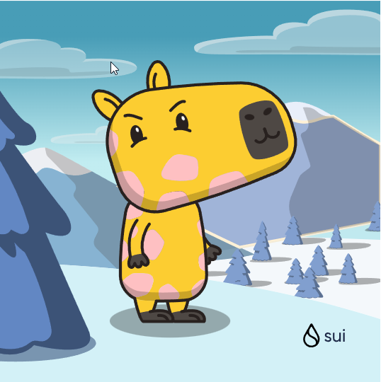 🎁 I just unboxed my Sui Holiday Capy! ❄️
Create your own Capy here:  capy.art #CapyHolidays  beautiful animal yellow capybara my new friend Fisher) we will celebrate the holiday together)