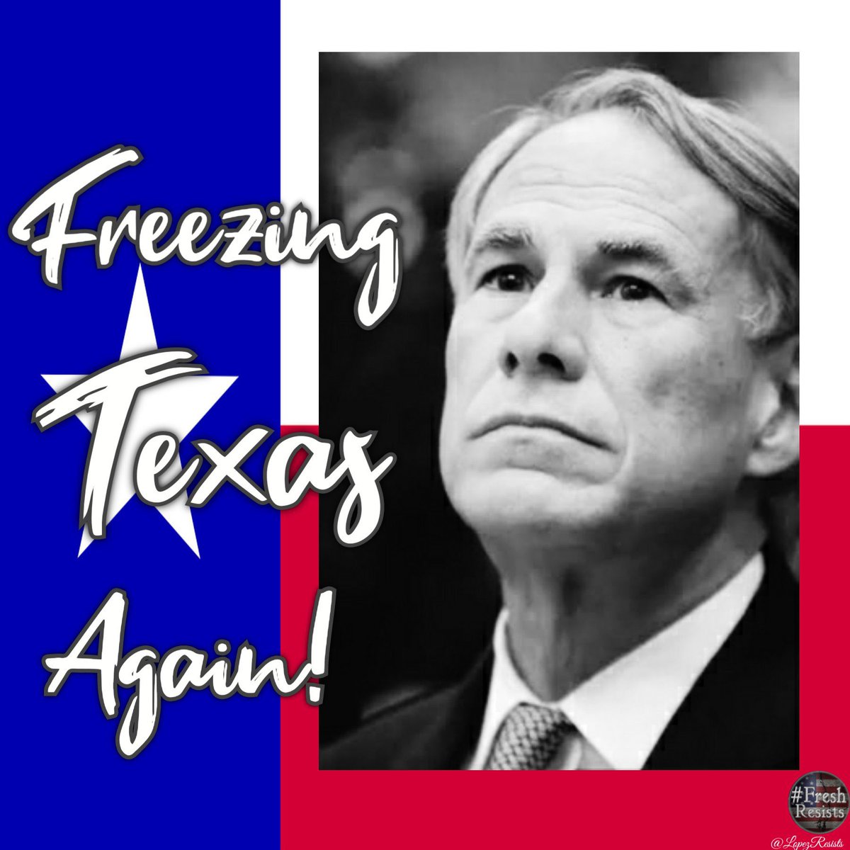 LqLana's tweet photo. Dept. of Energy declared a grid emergency due to a shortage of electric energy in Texas. Abbott is not interested in fixing the grid. He doesn't care if Texans freeze. He's been spending millions of taxpayer $ to bus migrants including children to DC with no coats. #FreshResists https://t.co/C76PdPRb65