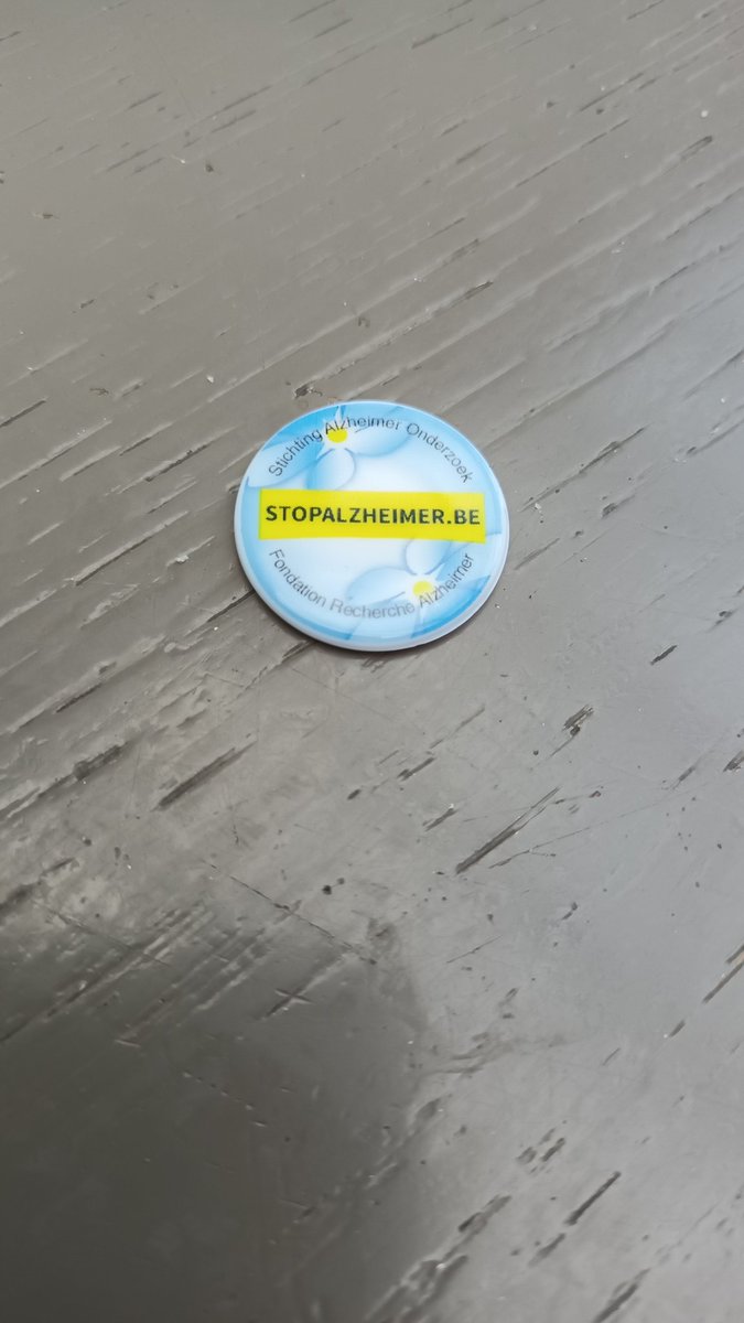 Handig zo een muntje voor de winkelkar, maar ik vergeet het elke keer mee te nemen...#stopalzheimer.be