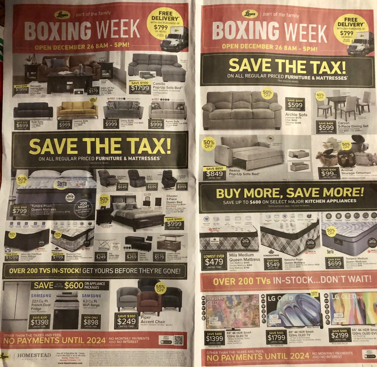 BOXING DAY!!! At <a href="/leonstrenton/">Leon's Trenton </a>