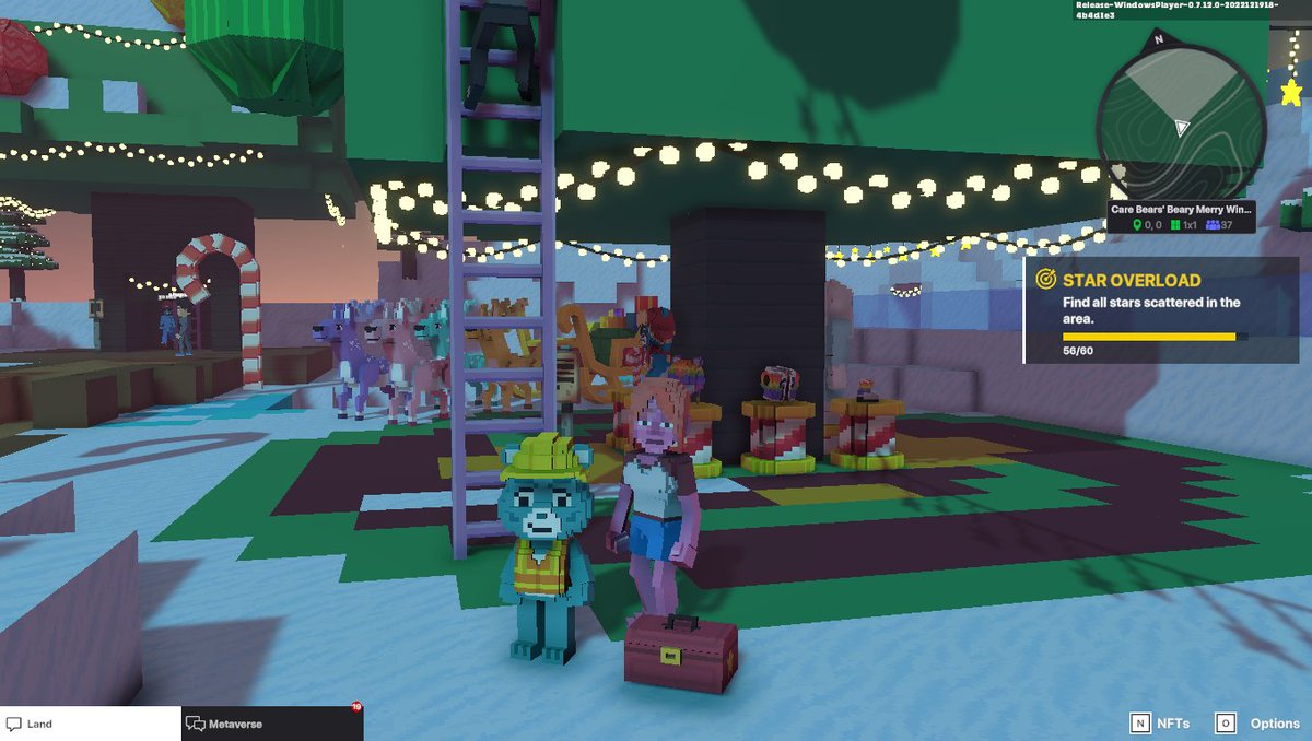 KateMissmoney's tweet photo. @TheSandboxGame @carebears I found a @carebears blue construction worker in Merry Beary Winterfest! 👷🐻 #SeasonsGreetingsTSB https://t.co/93mhuxfPE4