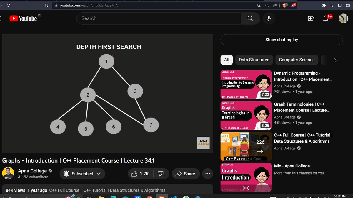 vedantg_467's tweet photo. #Day26 of #dsaindecember 
Today I learnt about Graph and also solved some problems related to the topic.
@acmdypiemr 
@GDSC_DYPCOE 
@geeksforgeeks 
#dsaindecember https://t.co/hAyiQEI6Ke