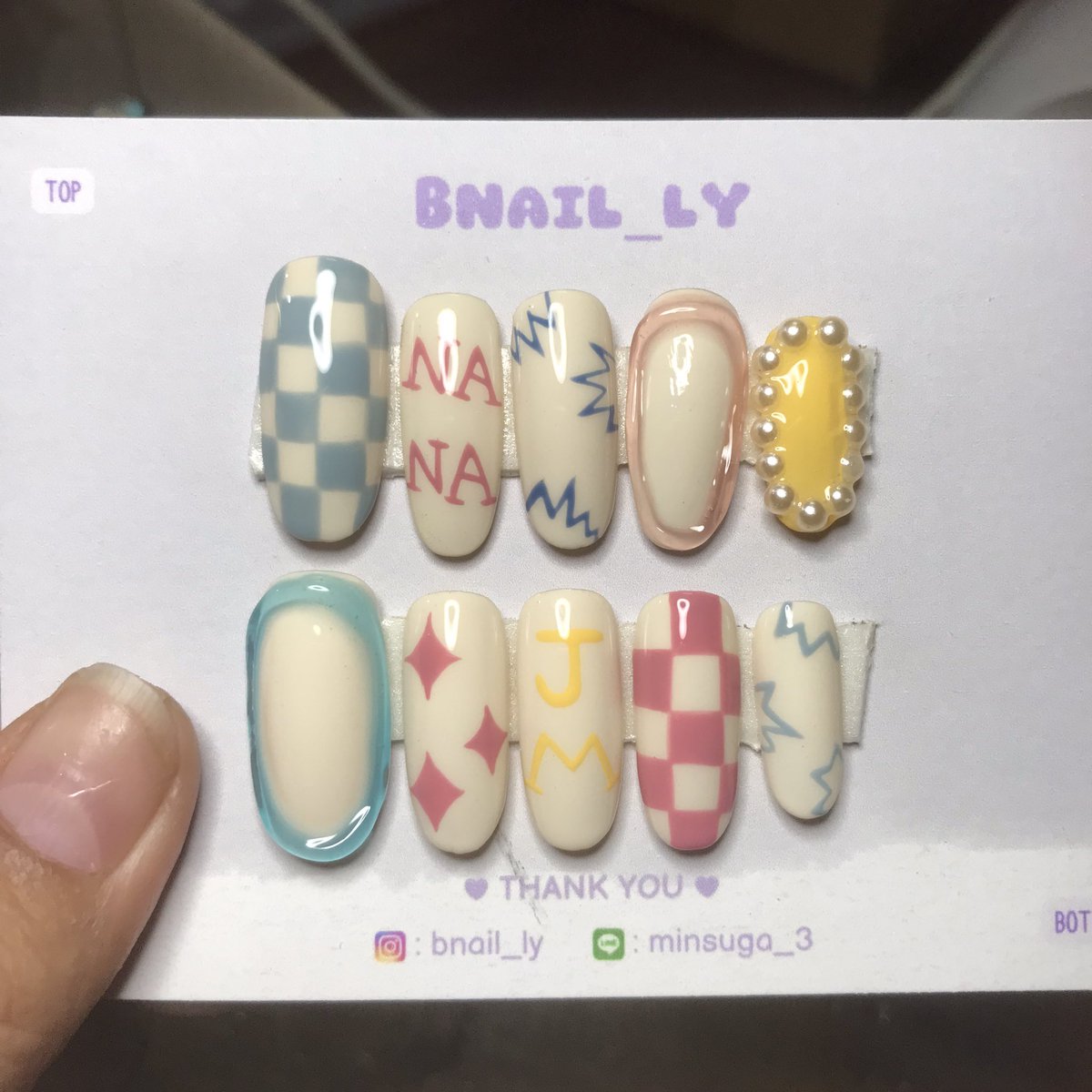 Bnail_ly's tweet photo. 💚
โปร 1 แถม 1 | 5 วันสุดท้าย🫶🏻
*ขออนุญาตเจ้าของเครดิต*
.
.
.
#เล็บปลอม #เล็บเจลปลอม #เล็บเจลสําเร็จรูป #เล็บเจลน่ารัก #เล็บเจลปั้นนูน ตามหา #เล็บปลอมพร้อมติด ฟรีกาวตะไบ #ตลาดนัดkpop #ตลาดนัดnct แจมิน 💚 https://t.co/NXNkHymspz