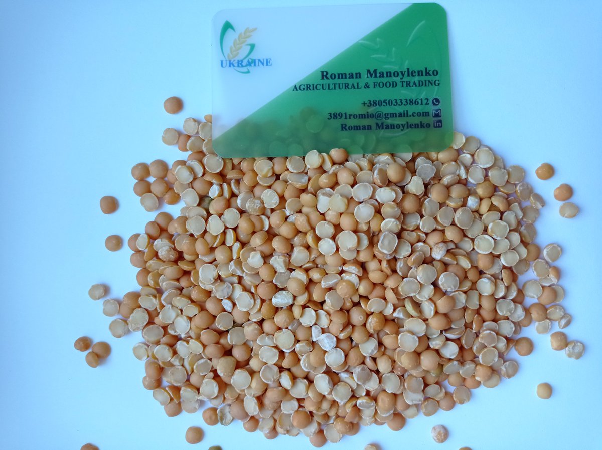 ManoyRoman's tweet photo. YELLOW SPLIT PEAS
Price: on request
If you want to buy please contact via email: 3891romio@gmail.com
Origin: Ukraine
Shipment: JANUARY 2023
Packing: in bulk or in 25 kgs pp bags
#GSP #peas #pulses #grain #beans #cereals #Ukraine #agro #commodities #green #yellow #split https://t.co/EYeyffkthI