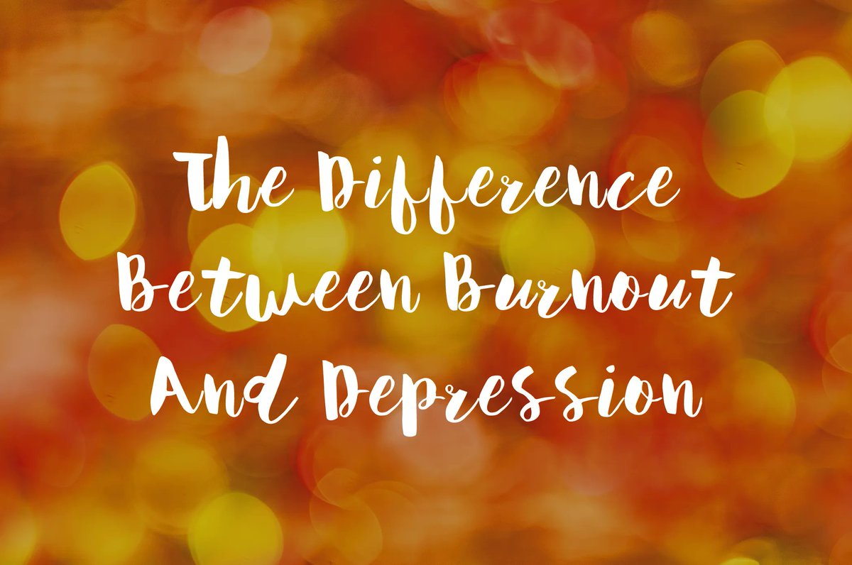 The Difference Between Burnout And Depression | The Blurt Foundation

💚  📱116 123  ✉ jo@samaritans.org 💚 
 buff.ly/2PKoNvK