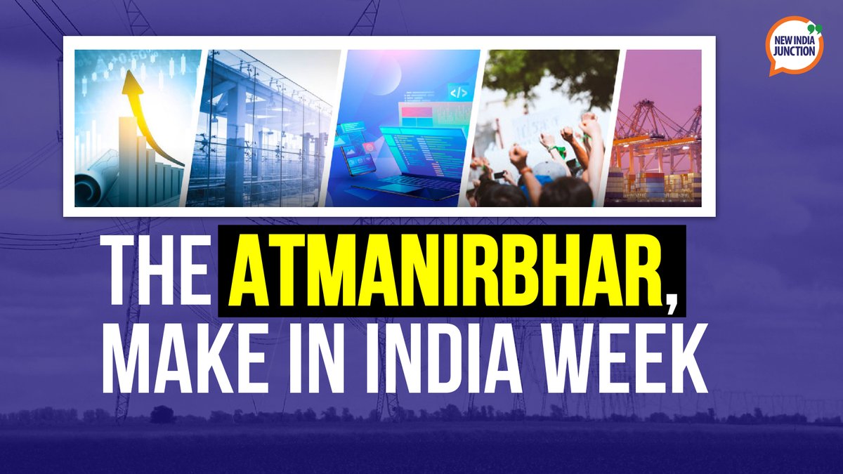 nijunction's tweet photo. The Atmanirbhar Week #NIJWeekly 26th Dec'22

-Big boost to Make In India
-NCERT to have Shlokas from Bhagavad Gita as curriculum soon
-More sites in India to make it to the list of UNESCO’s world heritage sites

Click here for the highlights: https://t.co/NddMTMe2Gi

#MakeInIndia https://t.co/q8ooqmqTne