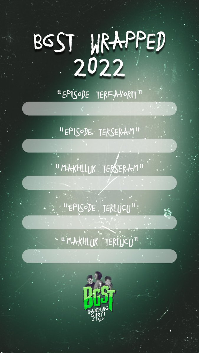 BGST Podcast Wrapped 2022!

Jawabannya reply aja ya Sobat Sompral.