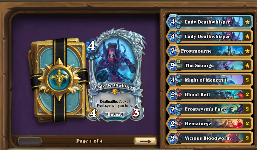 🎅Chrismas🎄Hearthstone Giveaway of Golden Path of Arthas Set!🎁Sponsored by <a href="/Genshin_Studio/">Genshin Studio</a>

To enter:
✅Follow <a href="/Genshin_Studio/">Genshin Studio</a>, <a href="/HearthstoneFans/">Hearthstone Fans Club܁ᅠ</a> 
☑️Retweet
💟Like
💗Comment-How about the nerf?

Winner will release on Jan 15th!

Marry Chrismas Everyone🎉