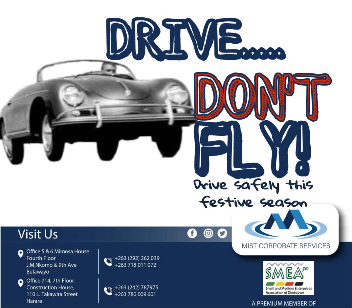 Drive safely this festive season! #mist #trafficsafety #companyregistration #business #roadsafetyawareness