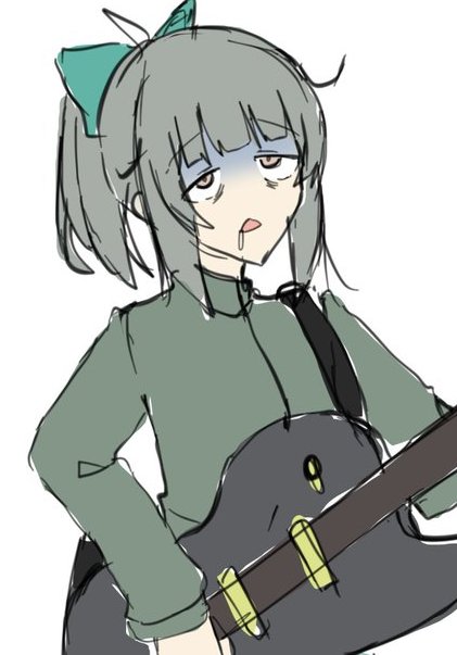 夕張(艦これ) 「ぼっち・ざ・ばり!のバッリちゃん 」|ベルクート@艦これ絵描きのイラスト