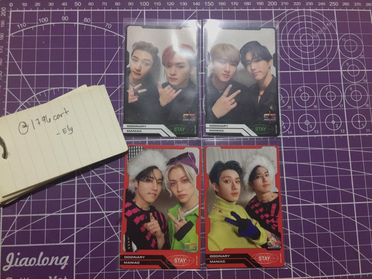 1796cart's tweet photo. #1796cartsells

꒰ wts lfb ph ꒱

 Stray Kids Oddinary Trading Unit pc

— ₱40ea + pf 
— 140 set 

⤿ onhand
⤿ dop: 2 days reservation 
⤿ read carrd: https://t.co/zSvOpiVT5C

reply or dm to claim !

t. skz straykids maniac pc bangchan minho leeknow chan jisung changbin felix https://t.co/jjWAWdHBba