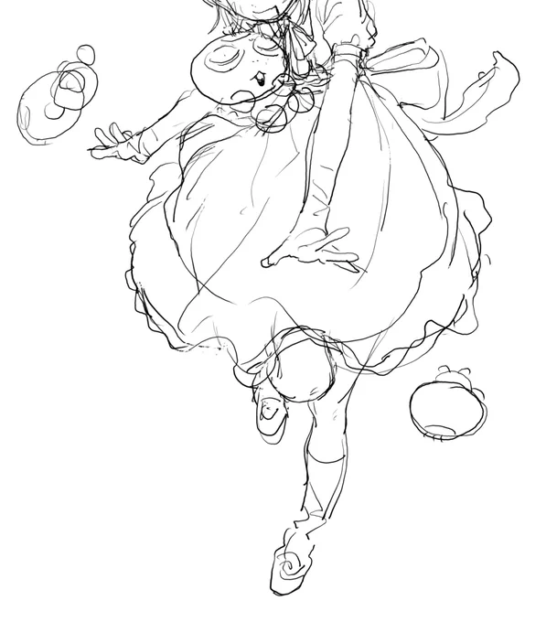 skeb描いてます!
どこまで線を整えるか迷う 