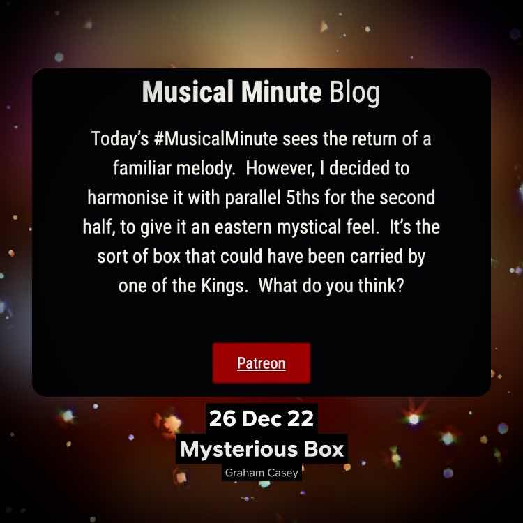 gpcasey's tweet image. Here is today’s mini blog… #SoundCloud #Blog #ComposerBlog #BeCreativeDaily #MusicalMinute #Creativity #GrahamCaseyMusic #Composer #NewMusic #DailyMusic #Music #np #MusicAndAudio #NewMusicDaily