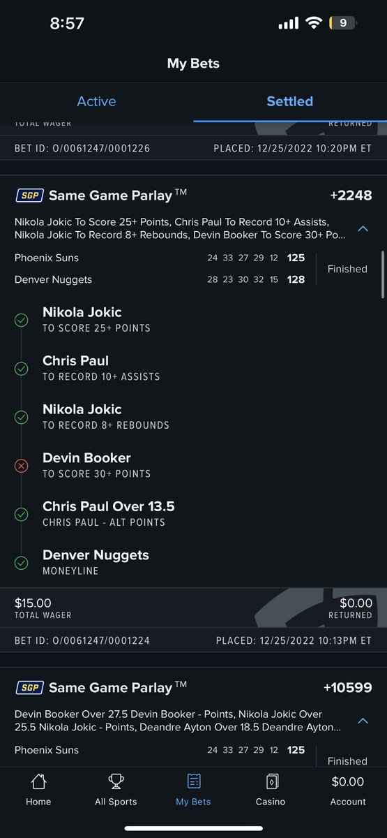 PenickParris2's tweet photo. @FanDuel @FDSportsbook @FanDuel_Support @Firstbasket_ @MrOverUnder @The_PropFather @chedzz we need to stand together on this fanduel yall gotta void then please this is unreal look at everything I lost lastnite!!!! #voiddevinbooker https://t.co/5xbhANyXEl