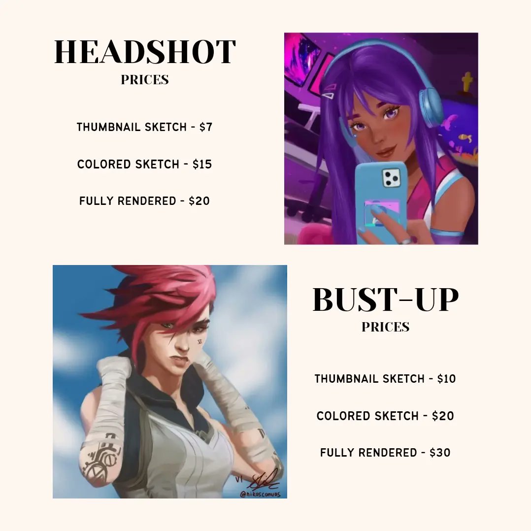 nikaskx_'s tweet photo. My commissions are opened!
I draw semi realistic (League of Legends style) artwork. https://t.co/HLeFrkHPtl