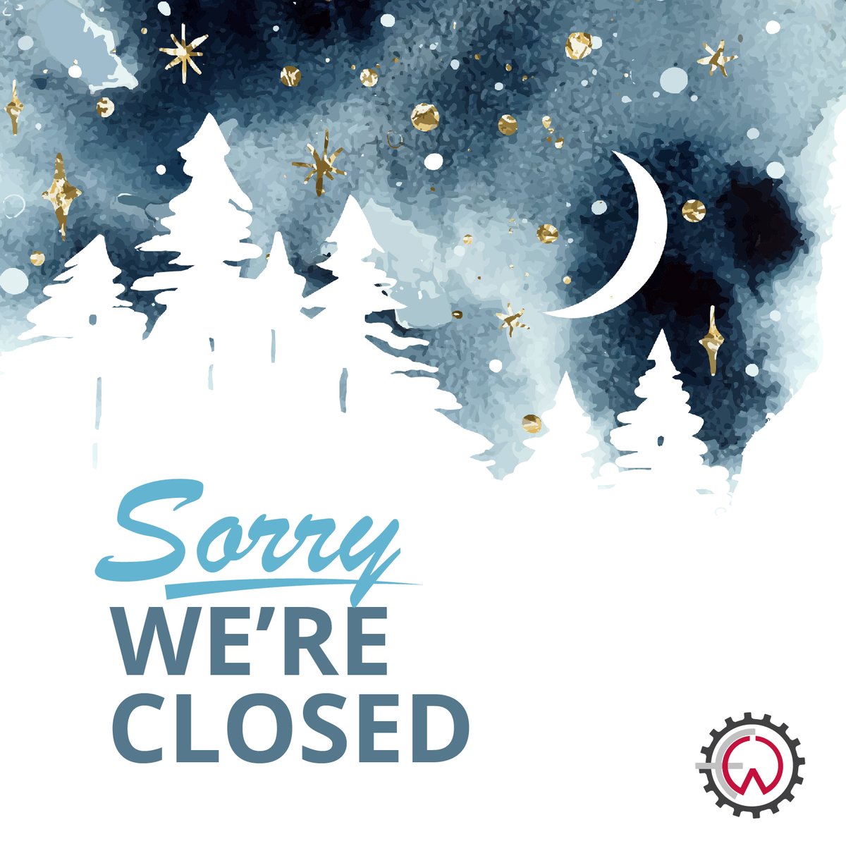 It's time for our holiday shutdown! We are closing the laptops on December 25th and will be back, refreshed and ready to start the new year with you on January 2nd! #faithworksimage #holidayshutdown