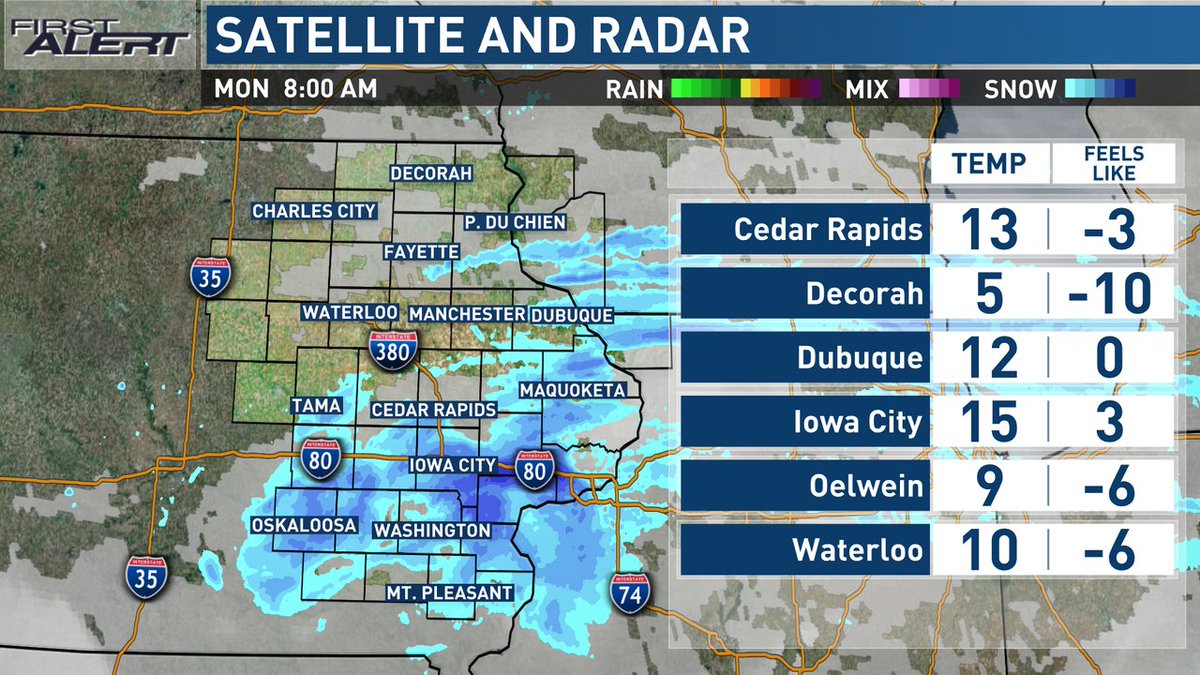 KCRGTV9 First Alert Weather on Twitter "Your current conditions and