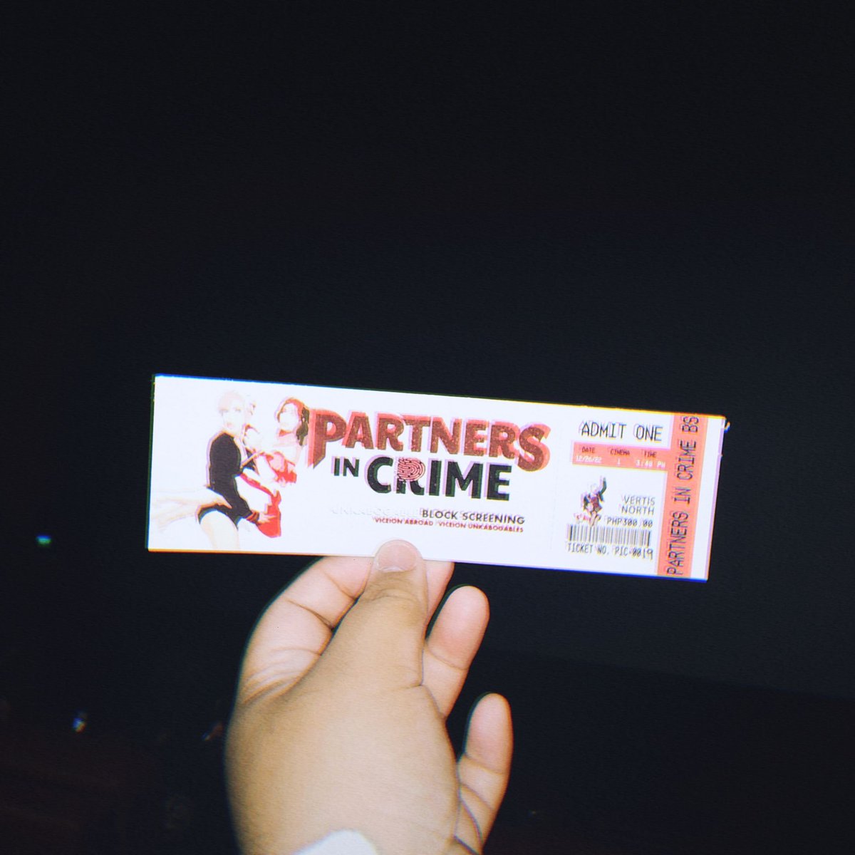 143Viceyy's tweet photo. Thank you po so much, @viceion2731! 🥹🫶 Super enjoyed the movie huhu. Plus may basbas po ng wedding anniv ang ticket number ko kaya nanalo pa aq sa raffle HAHAHAHAHA. NUMBER 19 FTW TALAGA HAHAHAHAHAHA

#ViceGanda | #ViceIon | #IonPerez
#PartnersInCrime2ndDay
#PartnersInCrime https://t.co/OGeeaFx1Nt