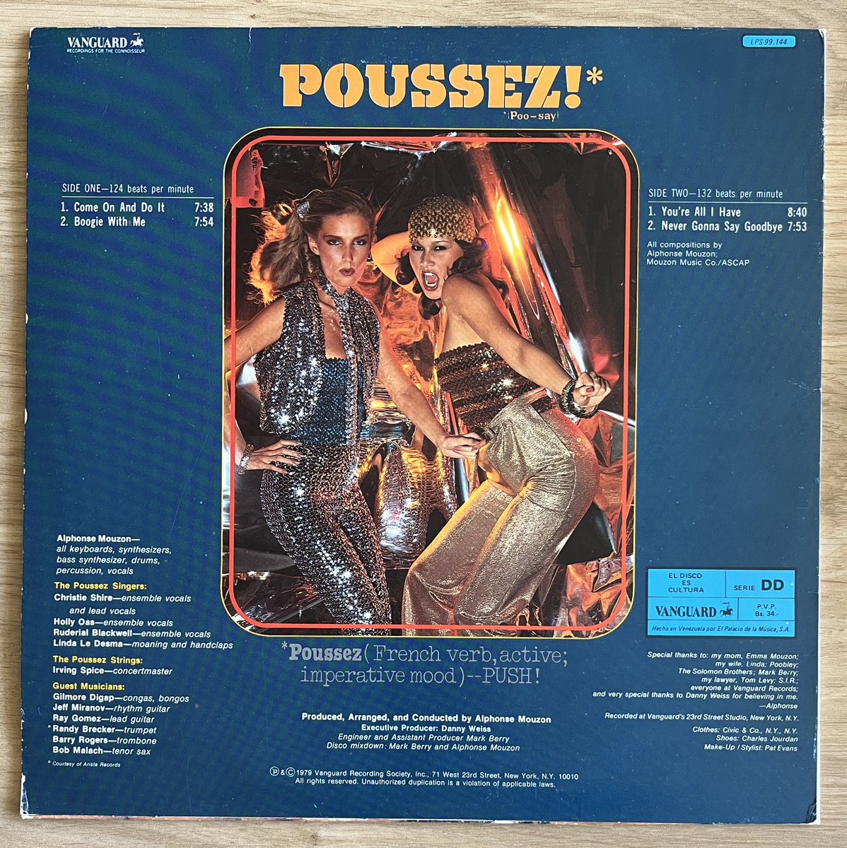 purplefunker's tweet photo. 🔥Poussez - (*Poo-Say)🔥
1979 Disco
„Would You like to Boogie”?
The Ultimate Disco album!
#Poussez
#FunkyDisco
#NowPlaying https://t.co/6K2UZWQ0bD