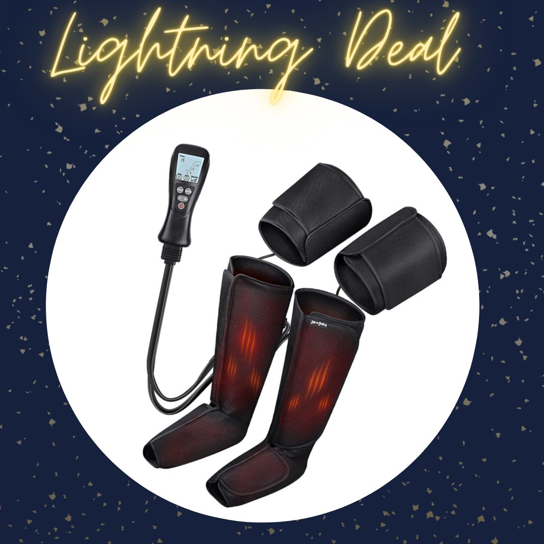 realbobandbrad's tweet photo. ⚡Lightning Deal on the Bob and Brad Leg Massager with Heat and Compression!⚡
Take advantage of this limited-time deal today!!
Bob and Brad Leg Massager: https://t.co/H6r6ya7Mvg
#LightningDeal #legcompression #musclerecovery #legmassager #sales https://t.co/XL8dZyJqLs