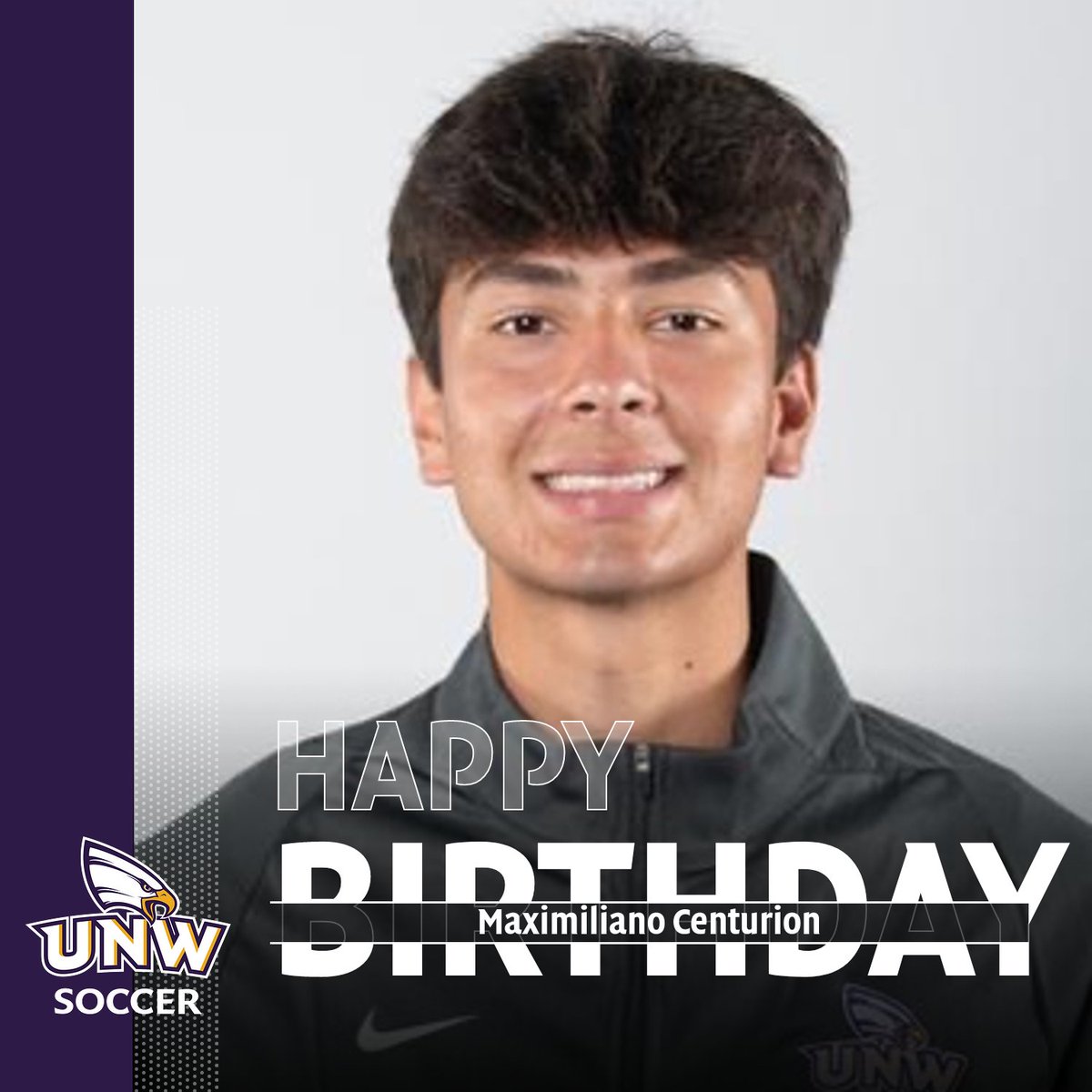 unwmsoc's tweet photo. Happy Birthday (belated)  #unwmsoc #completewithpurpose #maxicentu10 https://t.co/mjhqjyIU9v