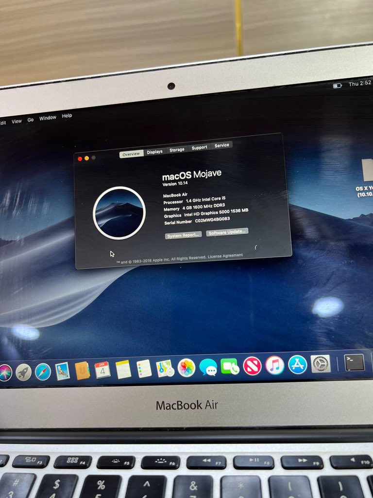 elitecomtech1's tweet image. MacBook Air 💻 2014
11 inches
4gbRam
128gb SSD
Intel core i5
Price: N155,000
Call or WhatsApp
+2348075837845 #EliteComTech #ElitePC #EliteGadget #TeamElite #BuyPeaceOfMind #BuyWithConfidence