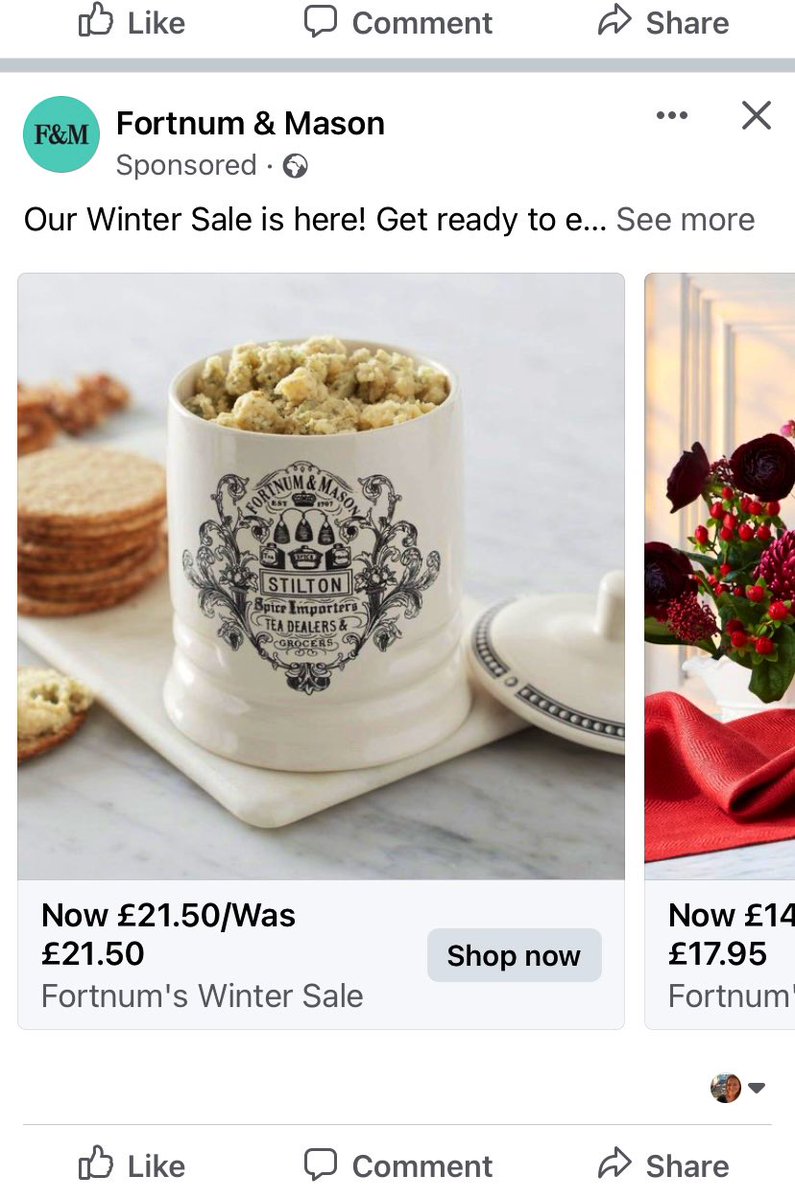 EJLittleLawless's tweet photo. Woah - what a saving 😂😂@Fortnums #fortnumandmasonsale #salepricesgonewrong #advertmistake https://t.co/036Vm55SFB