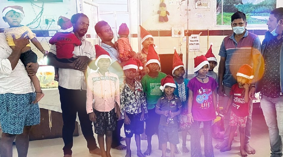#KRIAAFA
#christmascelebration 
#Littlecancerfighters 
On 25th December, 2022 ,@KRIAAFOUNDATION has celebrated Christmas with iur little fighters at pediatric Oncology Department, @AcharyaCancer ,Cuttack. Try spread happiness.